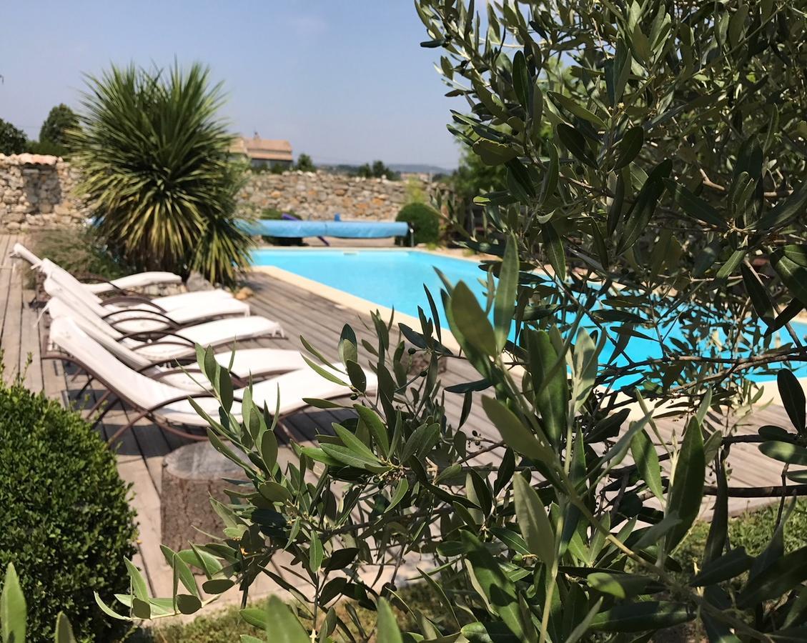 Domaine De La Manse Hotel Villeneuve-de-Berg Kültér fotó